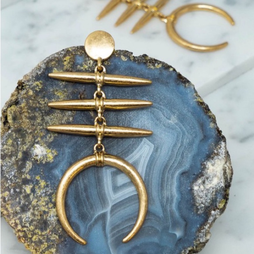 Gold Statement Earrings